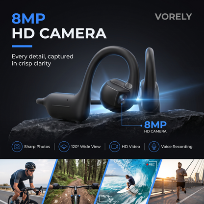 Vorely Open-Ear Camera Headset