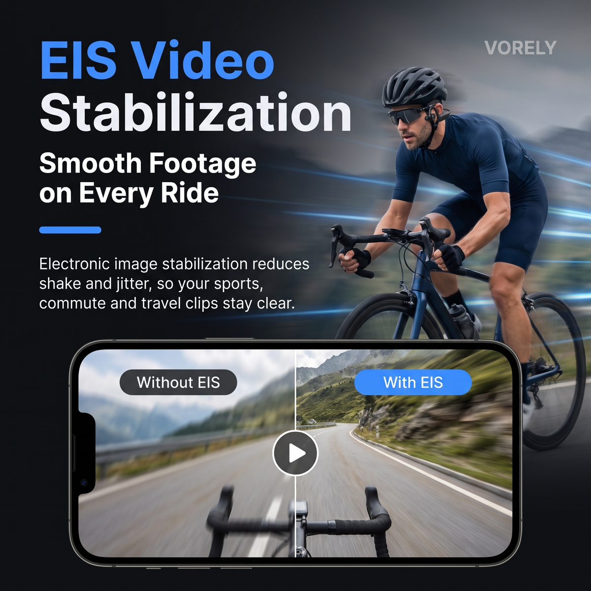 Vorely Open-Ear Camera Headset